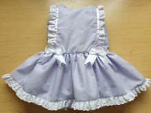 Load image into Gallery viewer, Lilac and White - Double Bow - Summer Dress
