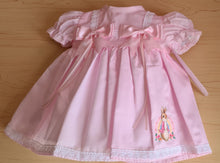 Load image into Gallery viewer, Pink Bunny Dress and Sock Set 0/3mth - Limited Edition
