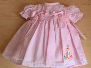 Pink Bunny Dress and Sock Set 0/3mth - Limited Edition