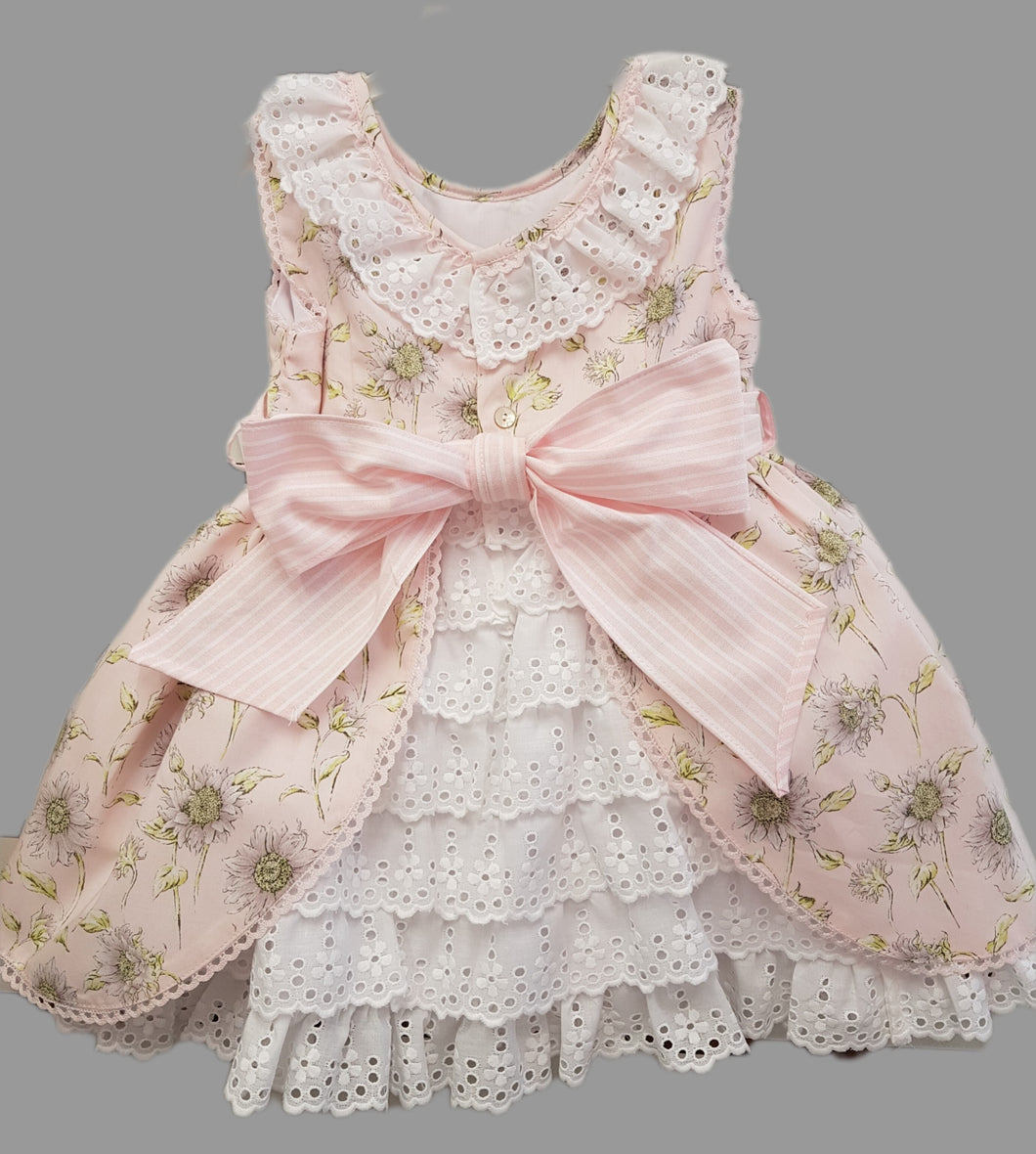 Pink Daisy Spanish Dress