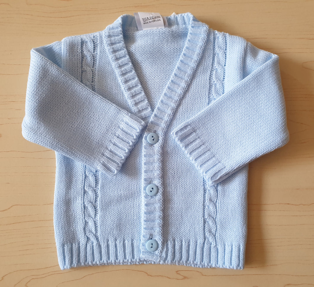 Baby Blue Cable Cardigan