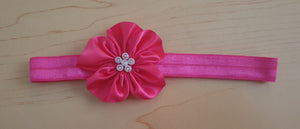 Cerise Pink Diamante Headband