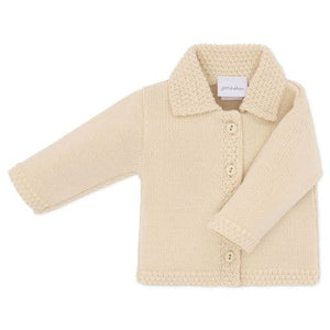 Beige Unisex Cardigan